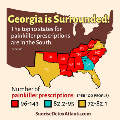 Georgia prescription painkiller addiction